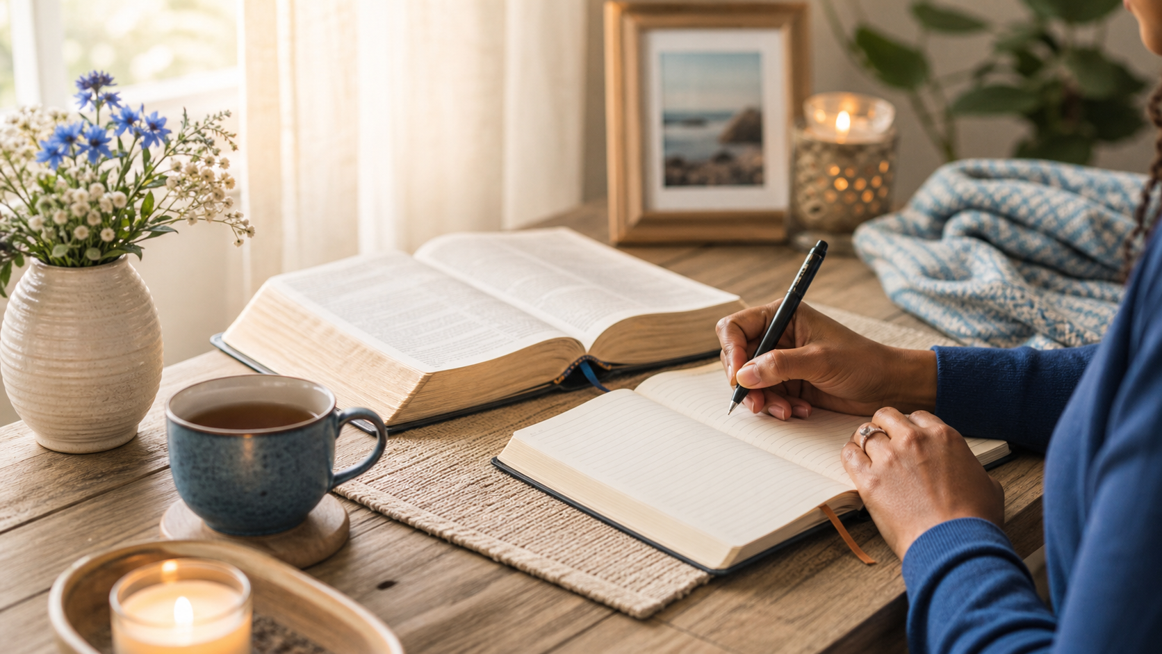 Illustrative editorial scene for faith & everyday life